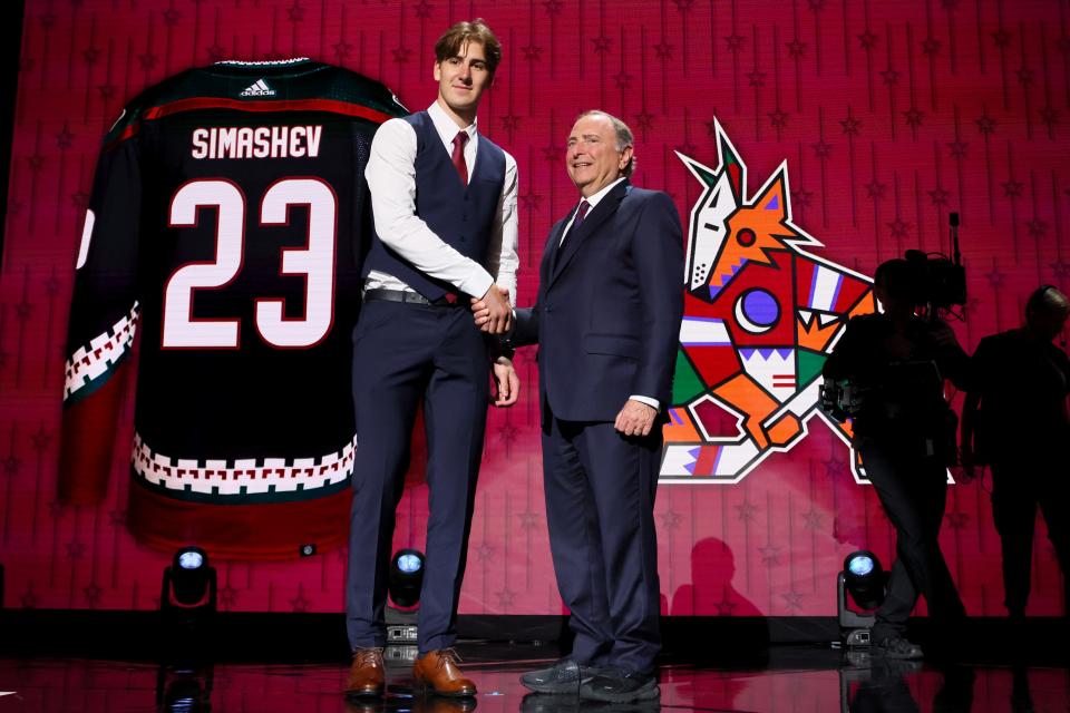 The Arizona Coyotes'  The first two NHL Draft picks are getting lambasted by the media.