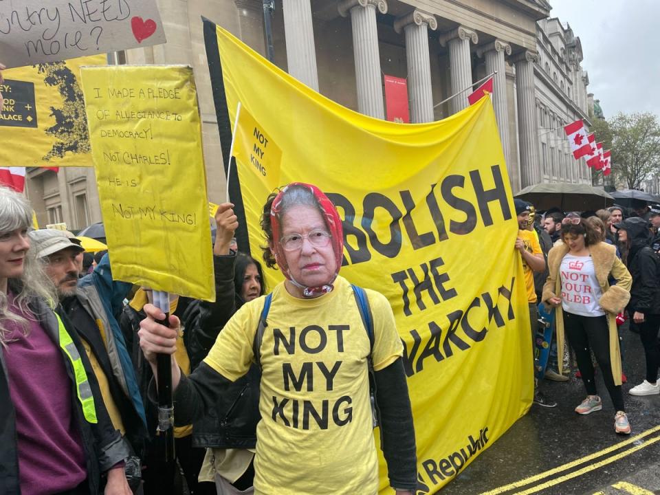 Activists in Trafalgar Square (ES)