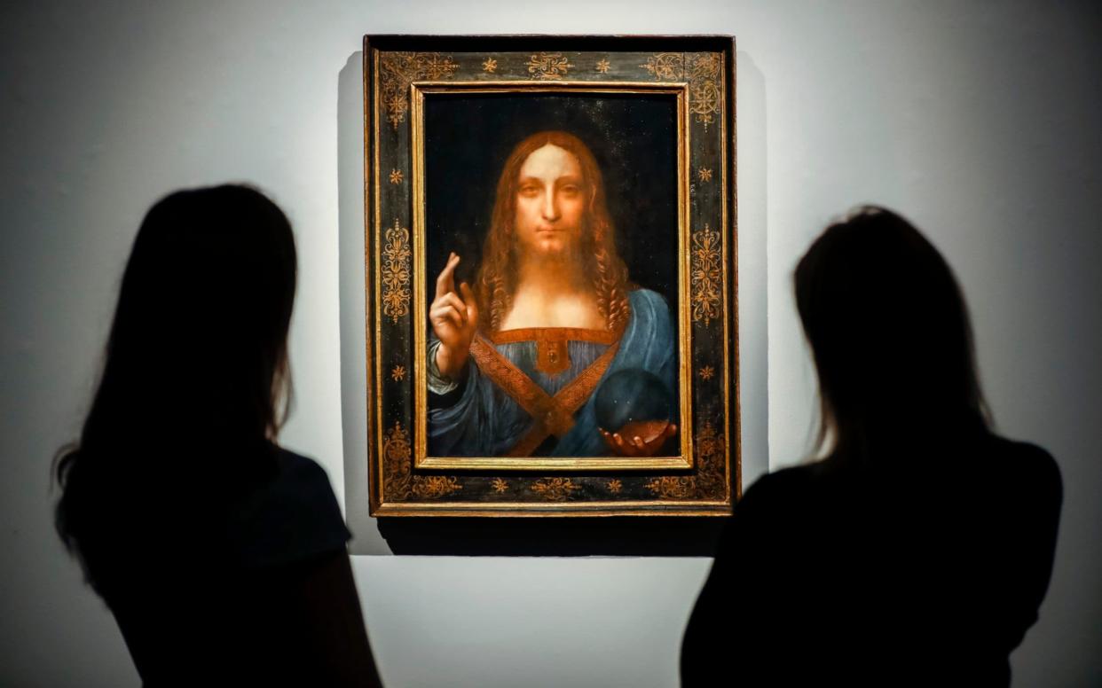 Salvator Mundi was sold for $450m - AFP