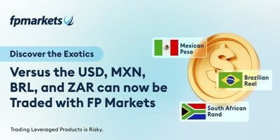 FP Markets Expands its Emerging Markets Forex Offering adding MXN, BRL and ZAR 