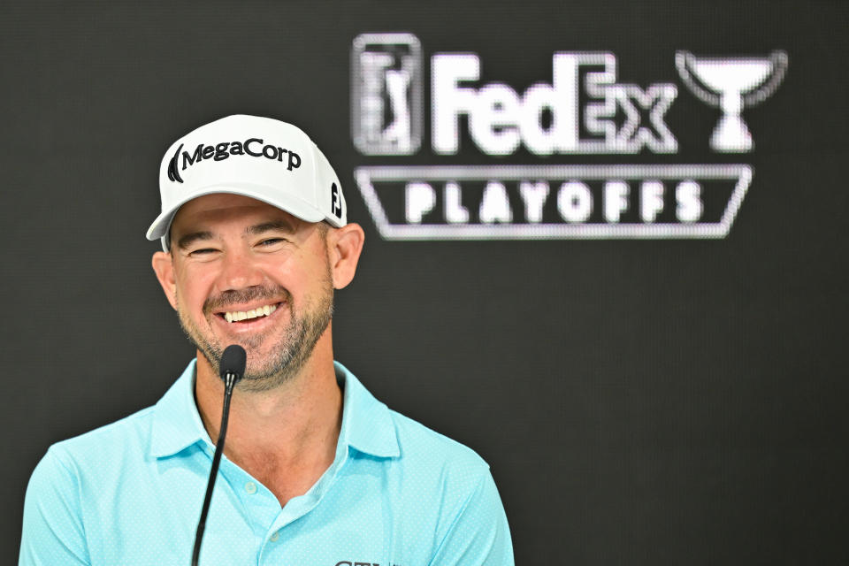 Brian Harman, fresh off his win at the British Open last month, is back to start the FedExCup Playoffs this week in Memphis