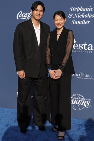 <p>Jerritt Clark/WireImage</p> Shohei Ohtani and Mamiko Tanaka