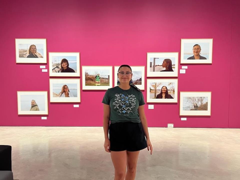 Anishinaabe photographer Shayenna Nolan captured all of the portraits in the exhibit.