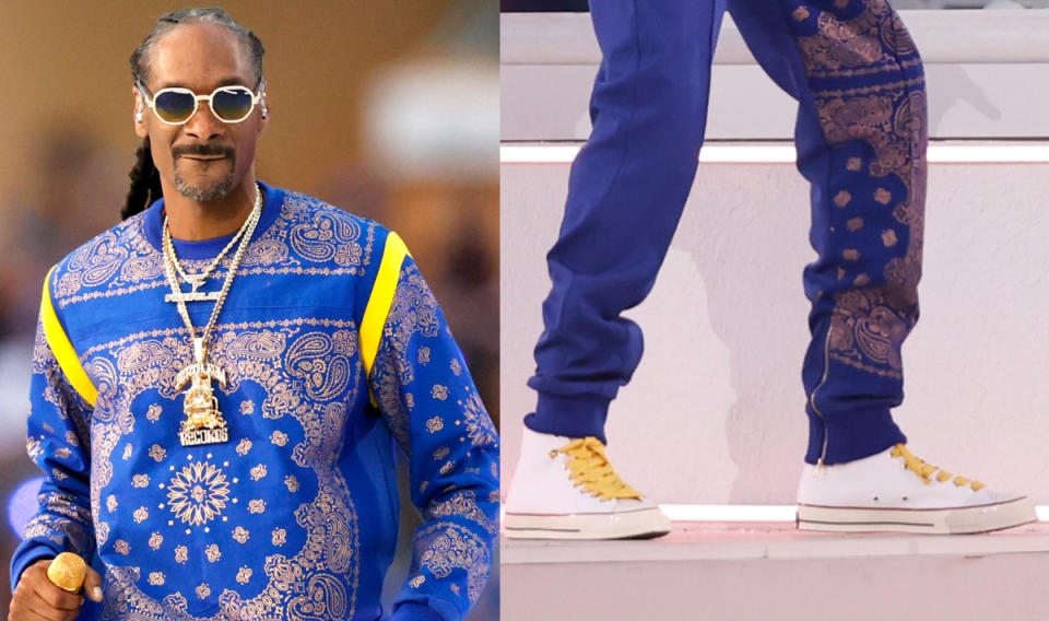 Snoop Dogg's Super Bowl Shoes, 2022, super bowl shoes, 