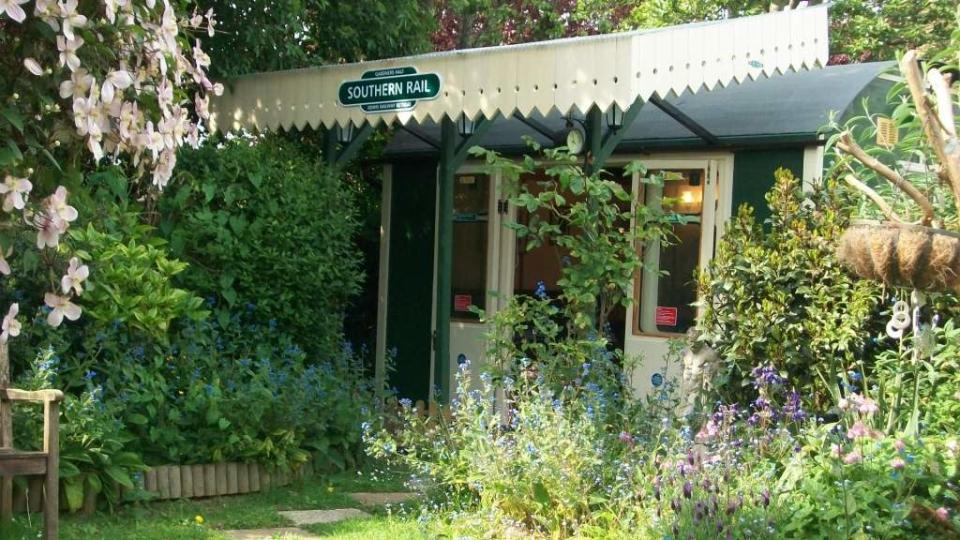 <b>The Railway Retreat </b> <br> <br> Combine the talents of an architect, a carpenter and a steam train enthusiast and what do you get? The Railway Retreat, apparently.
