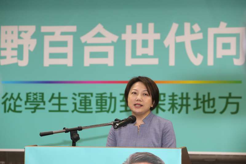 台大教授范雲出席農委會副主委翁章梁回鄉參選嘉義縣長記者會。（陳明仁攝）