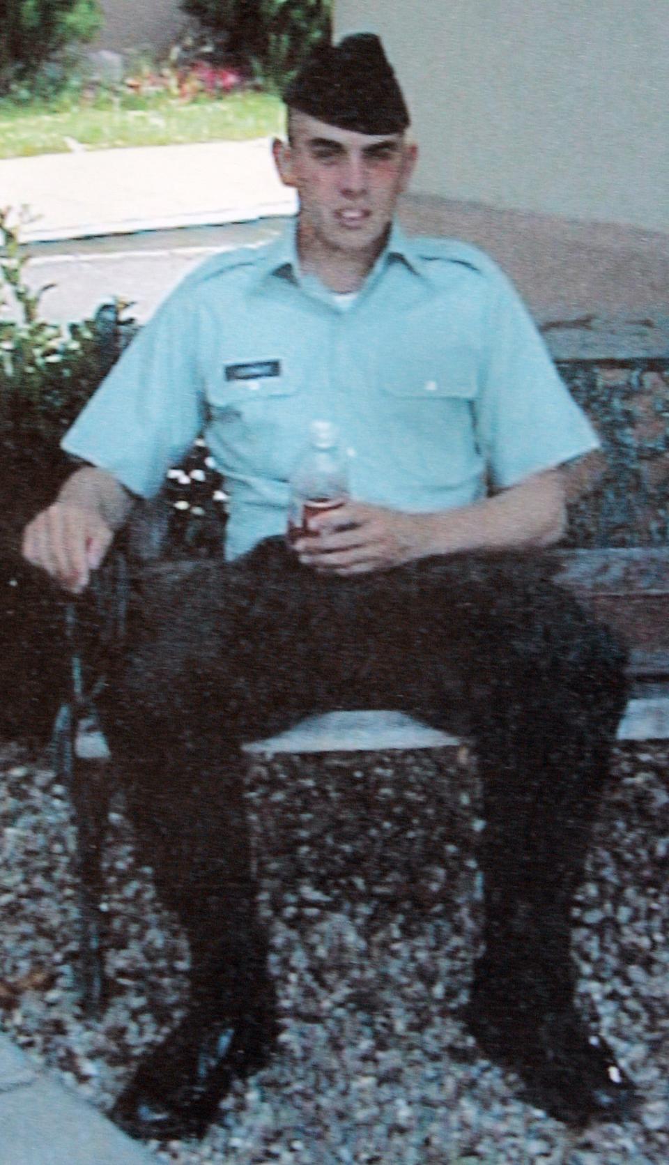 Then-Pfc. Nicholaus Zimmer serving with the Army in Germany. Zimmer was killed in action in Iraq on Memorial Day 2004.