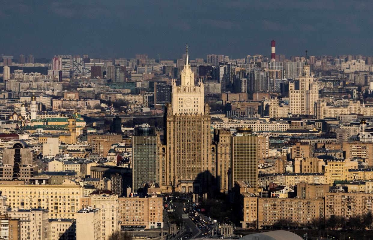 Russia’s foreign ministry building in Moscow (REUTERS)