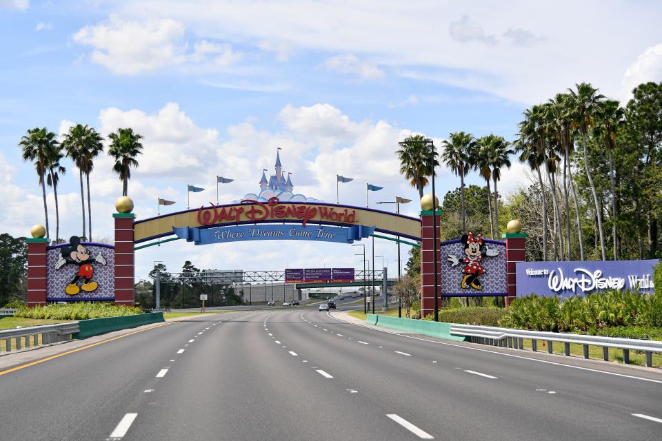 Walt Disney World in Orlando, Florida, closed down Sunday night in response to the pandemic.