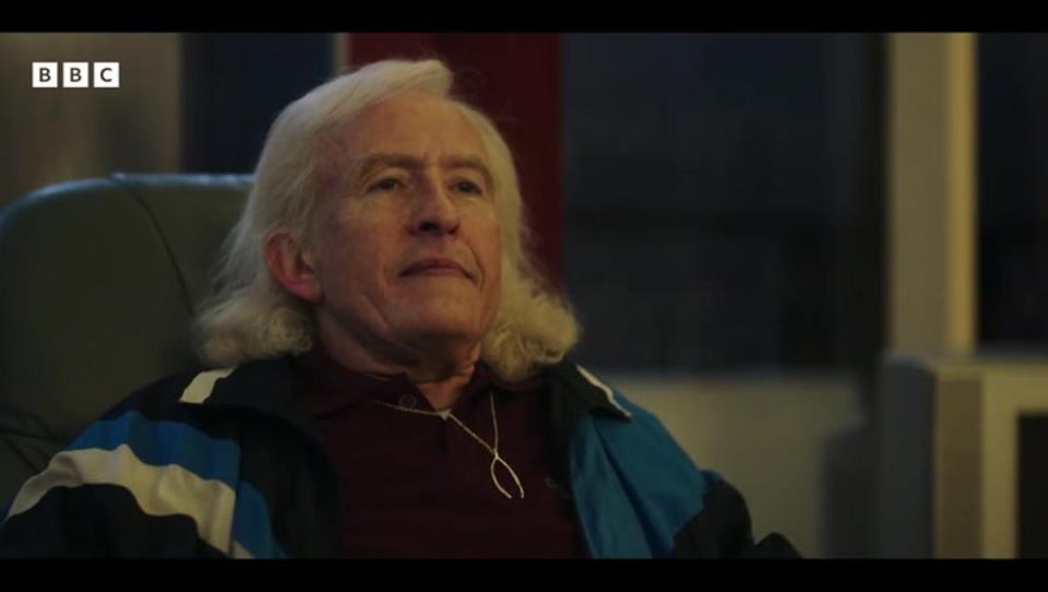 Steve Coogan as Jimmy Savile in ‘The Reckoning’ (BBC)