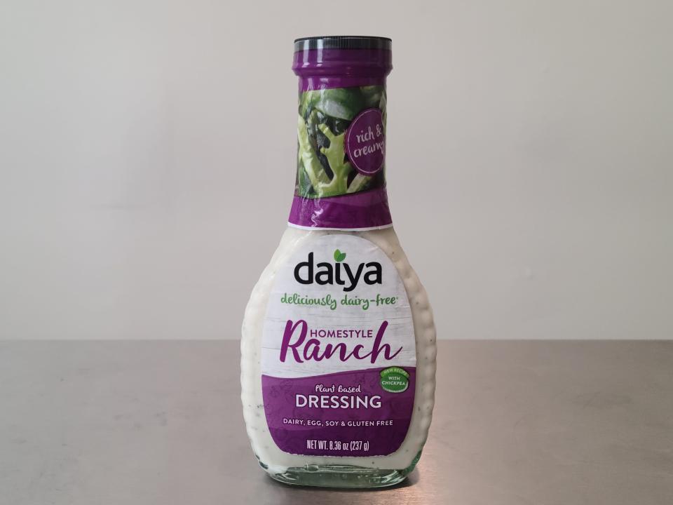 A bottle of Daiya Homestyle Ranch.