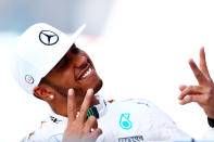 <p>$46 million: The Stevenage-born F1 star is challenging for a fourth world title and is mid-way through a three-year deal with Mercedes that is likely to run to $120m. His basic pay is supplemented by dozens of sponsorship deals with Puma and L’Oreal, among others. (Clive Mason/Getty Images) </p>