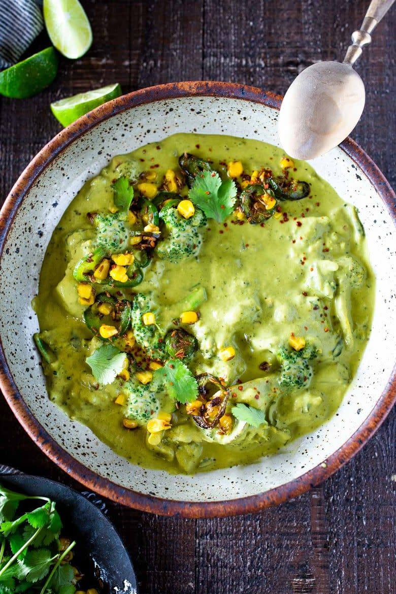 Jalapeño Broccoli “Cheddar” Soup
