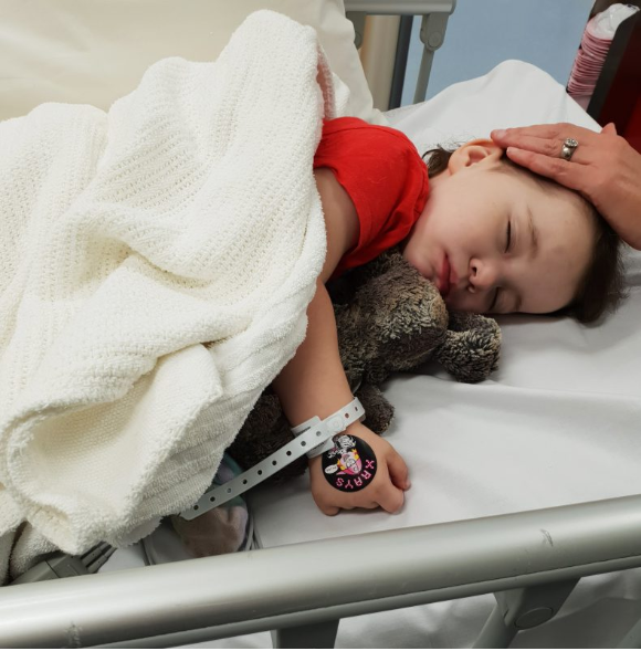 Tilly, 3, was at home in Rupanyup when she choked on a 10 cent coin. Source: Ambulance Victoria
