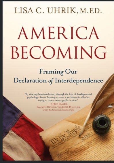Book jacket of "America Becoming" by Lisa C. Uhrik