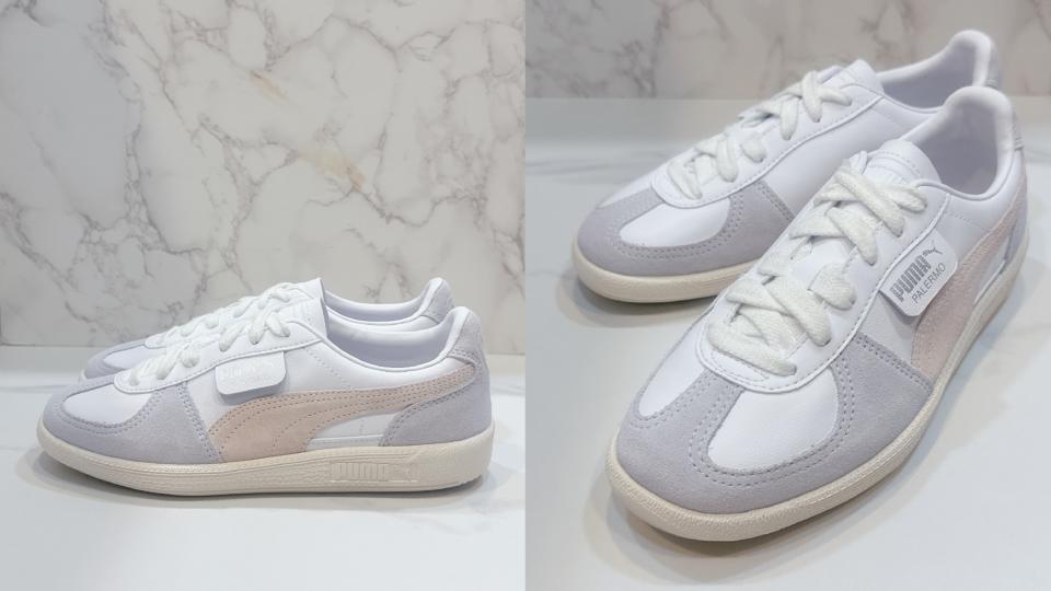 高級灰色球鞋推薦：PUMA Palermo，NT$2,980！圖片來源：編輯拍攝