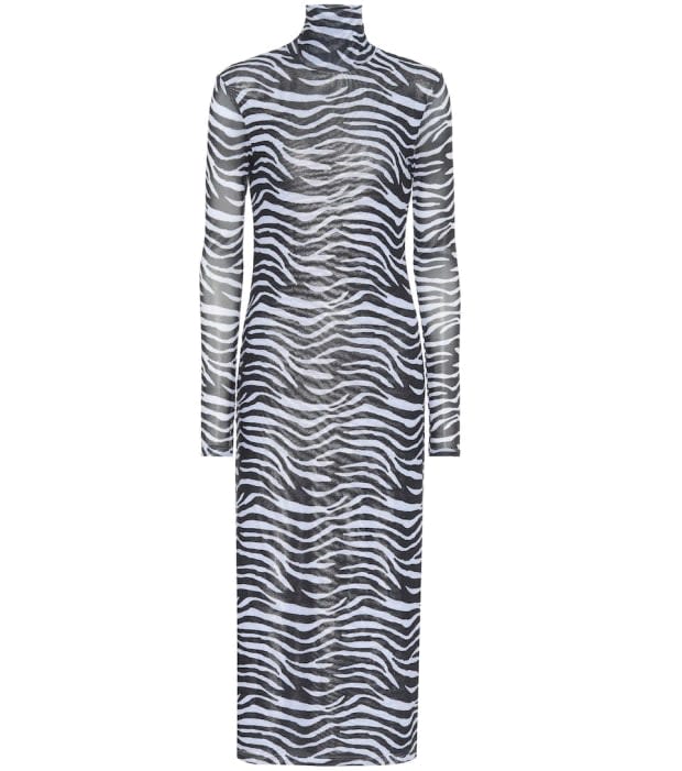 <p>Staud Zebra-striped Midi Dress, $143 (from $205), <a href="https://rstyle.me/+tIN8SisDQkWv07PDXMG9gw" rel="nofollow noopener" target="_blank" data-ylk="slk:available here;elm:context_link;itc:0;sec:content-canvas" class="link ">available here</a> (sizes XS-L). </p>