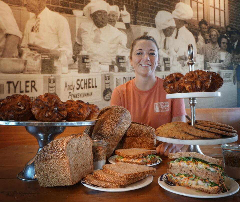 Sarah Williams, head baker of Seven Stars Bakery, will help set up their new commissary kitchen in Providence.