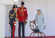 Britain's Queen Elizabeth official birthday