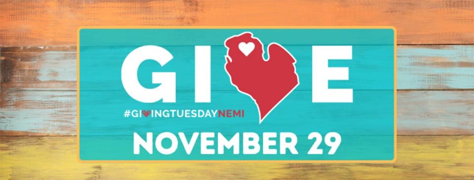 Giving Tuesday Northeast Michigan begins at midnight on Nov. 29. The public will be able to make donations for a full 24 hours.