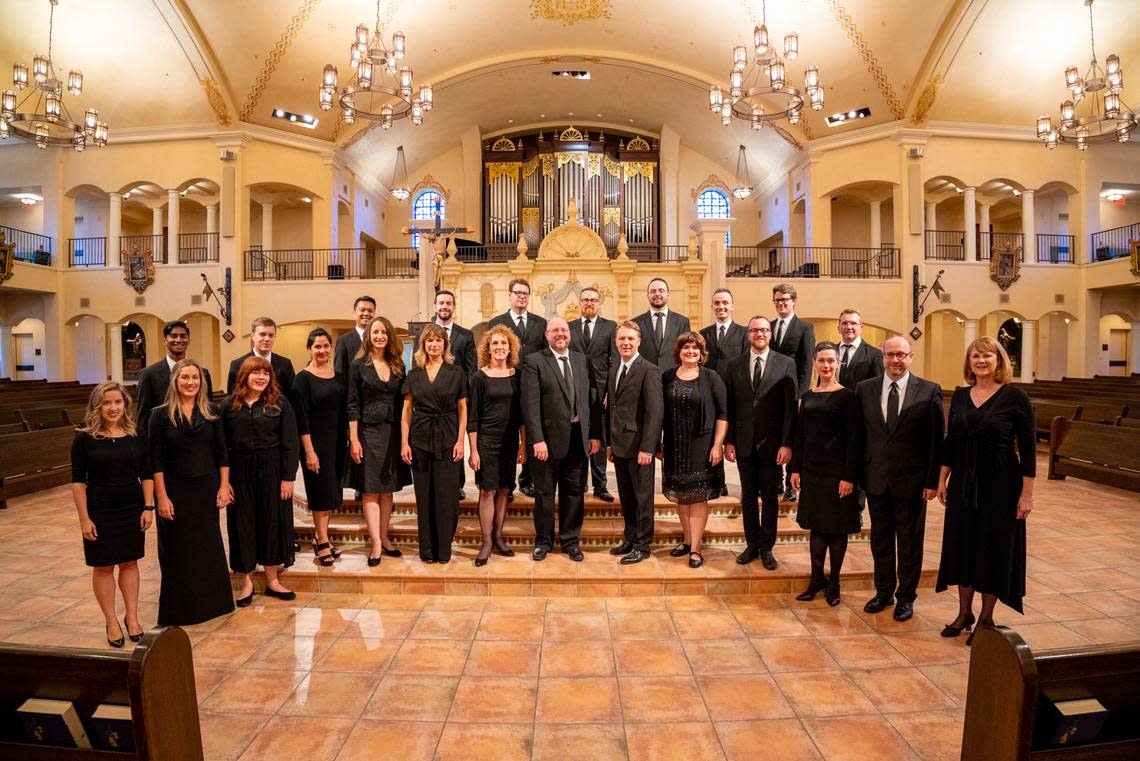 The Spire Chamber Ensemble, led by Ben Spalding, presents the “Messiah” performed on period instruments Dec. 19 at Helzberg Hall.