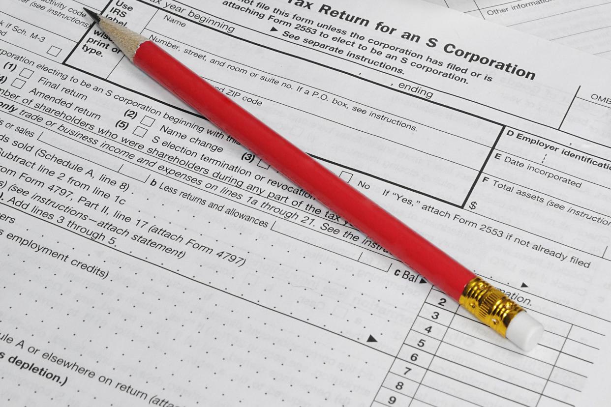 S Corp tax form