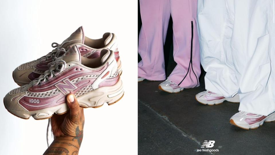 Joe Freshgoods x NB最新2024春季聯名：NB 1000 Pink Mink。（圖片來源：Joe Freshgoods）