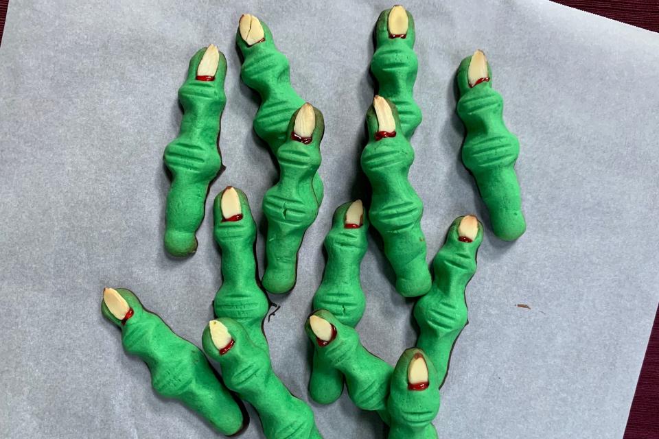 Witch Finger Cookies