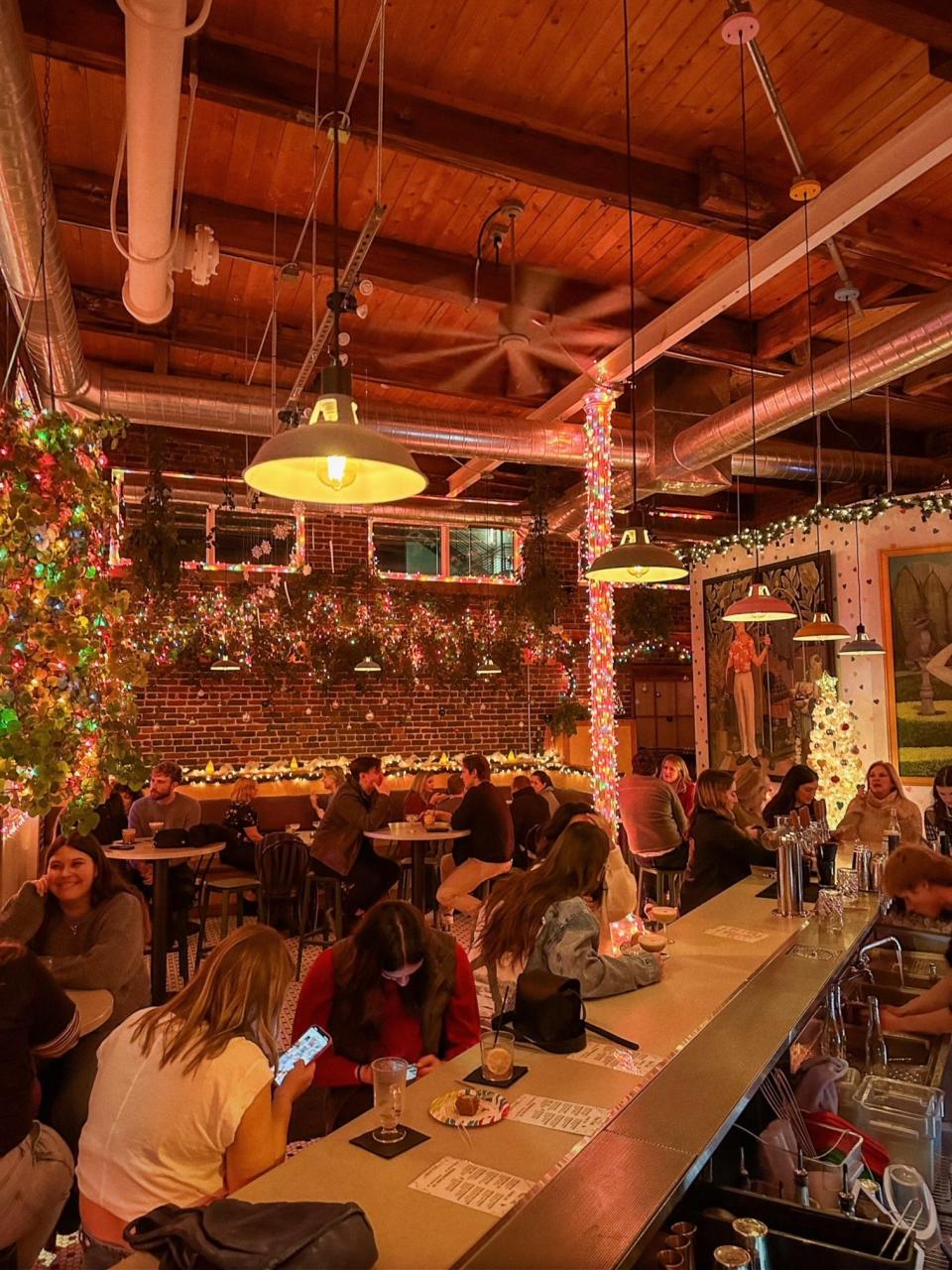 Visit the Nice List, a holiday-themed pop-up bar at Secret Admirer in Des Moines.