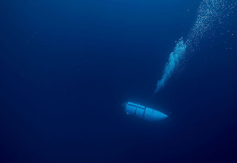 Das Tauchboot «Titan» (Bild: Oceangate/ZUMA Press Wire Service/dpa)
