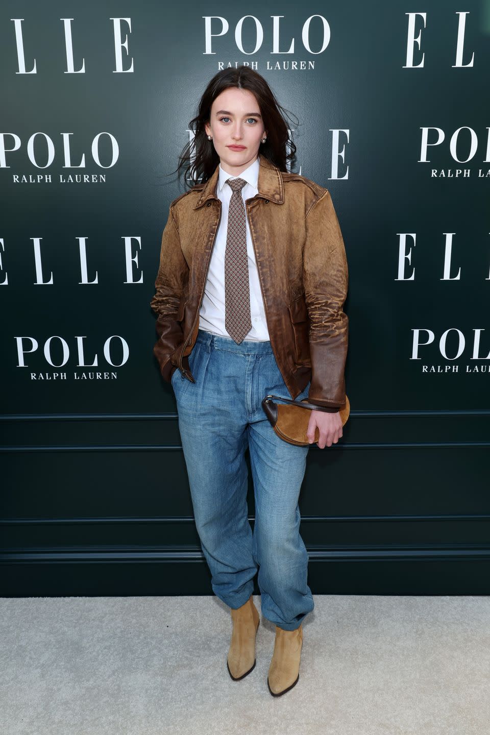 santa monica, california may 11 sarah pidgeon, wearing polo ralph lauren, attends elle hollywood rising presented by polo ralph lauren at the georgian hotel on may 11, 2023 in santa monica, california photo by phillip faraonegetty images for elle