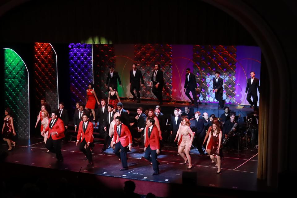 The cast of Archbishop Stepinac's production of "Jersey Boys" will perform at Monday's Metro Awards. The production marked the national high school premiere of the musical about the formation of The Four Seasons singing group.