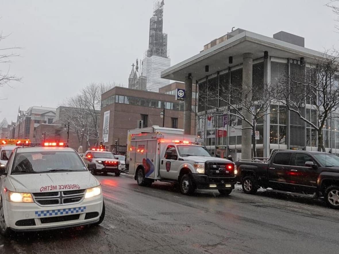 Several Metro stations had to be evacuated on Jan. 9, 2019, after someone sprayed an inflammatory substance in a train at Champs-de-Mars station. A 38-year-old man was later arrested and charged with possession of a prohibited weapon and armed assault, among other charges. (Simon-Marc Charron/Radio-Canada - image credit)