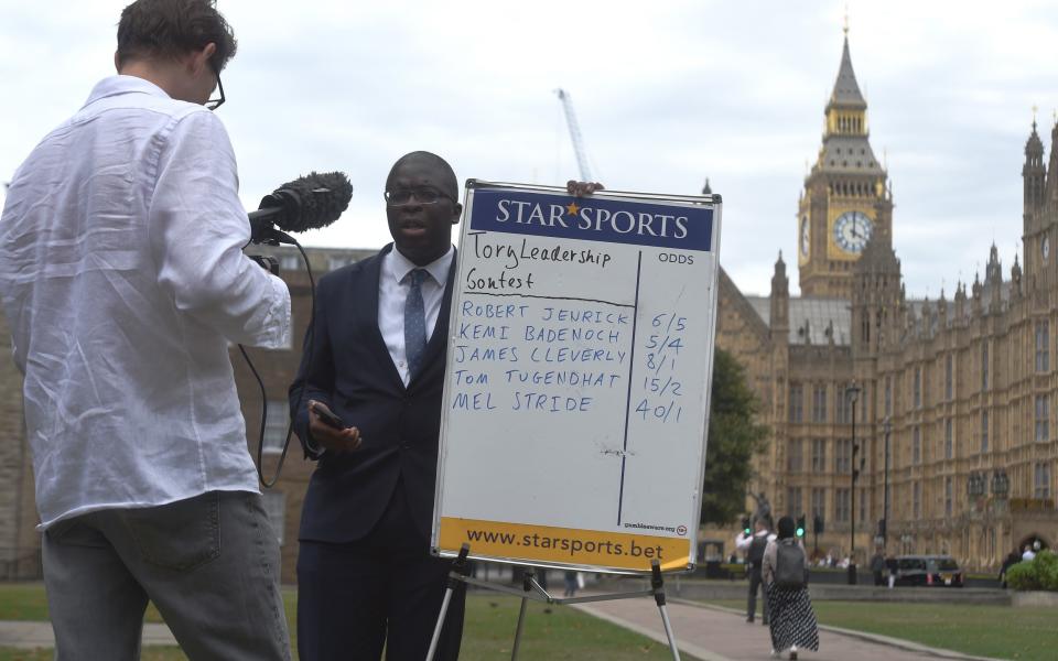 Robert Jenrick has emerged as the bookies' favourite to be the next Tory leader