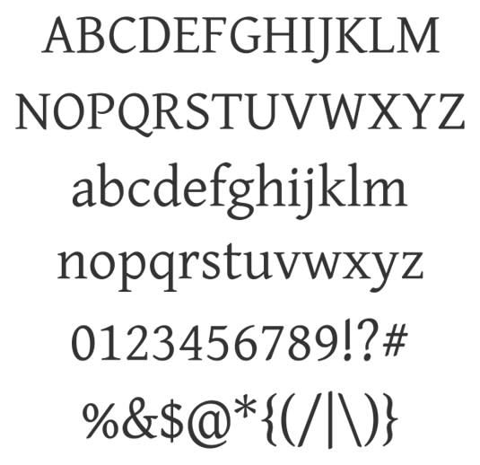 Free web fonts Gentium Basic