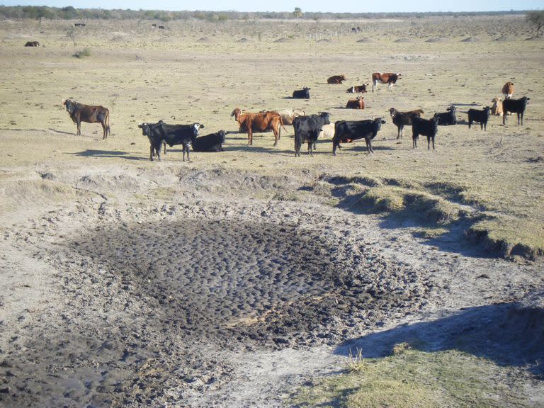 La hacienda, sin agua