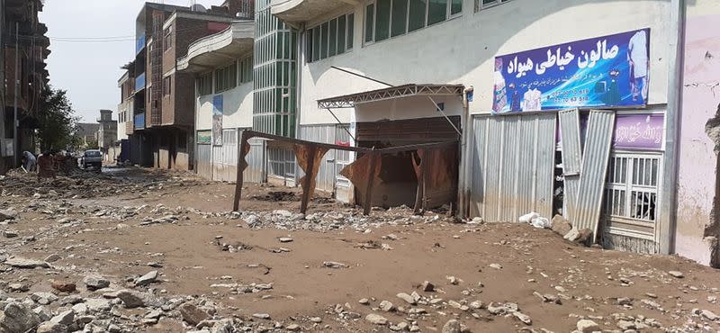 Aftermath of the flooding in Parwan