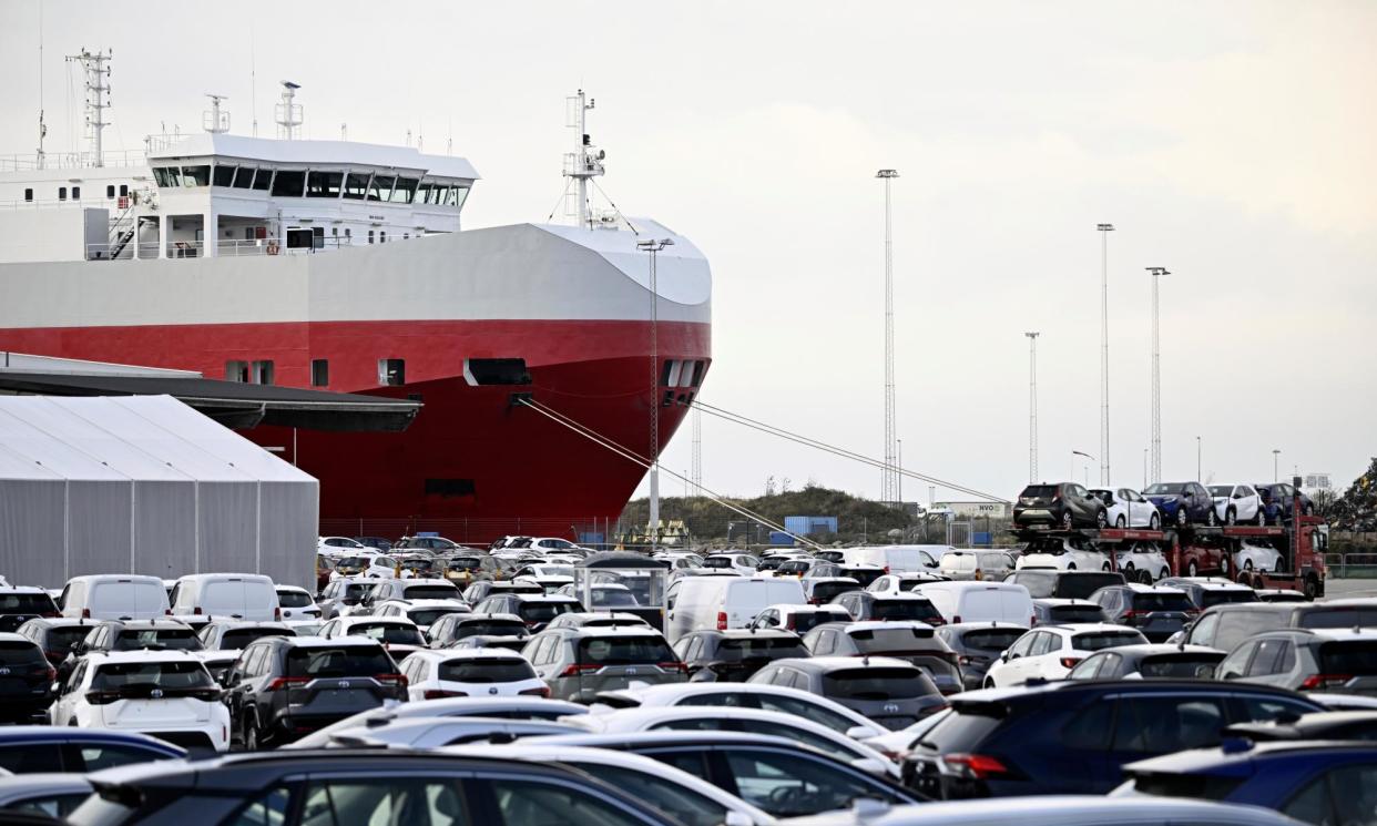 <span>Photograph: Johan Nilsson/AP</span>