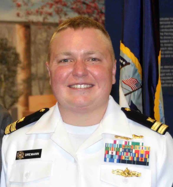 Navy Lt. Cdr. Blake Dremann