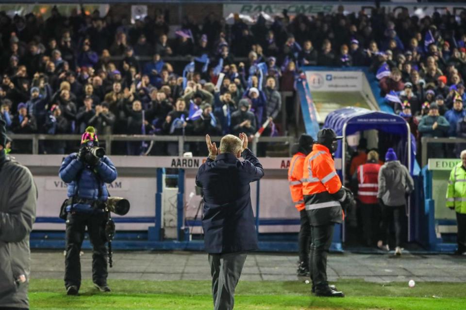 Paul Simpson says it's up to United to give the fans something today - rather than for Carlisle to ask anything of their short-changed faithful <i>(Image: Ben Holmes)</i>