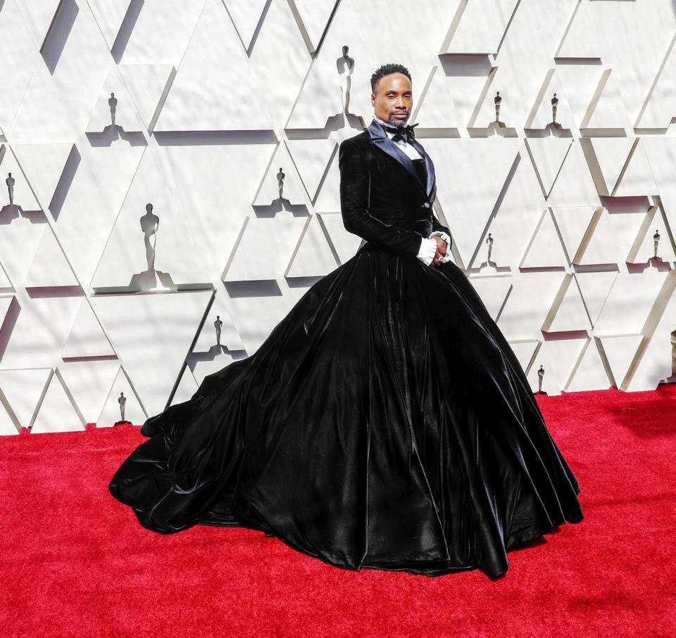 Billy Porter at the Oscars. (LA Times)