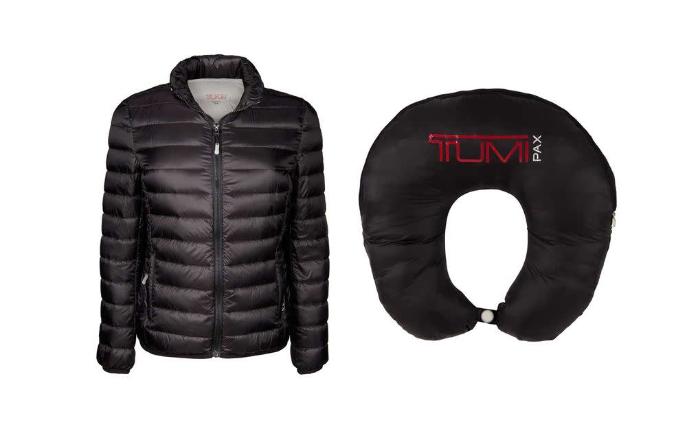 Shop TUMI Two-In-One Tumipax Puffer Jacket & Travel Pillow