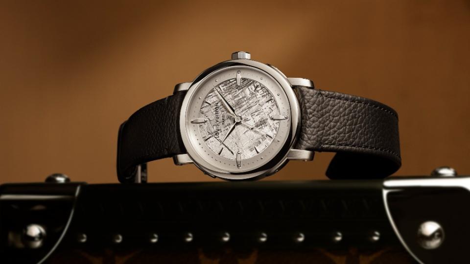 Escale in platinum with meteorite dial 