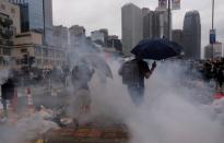 Protest to demand authorities scrap a proposed extradition bill with China, in Hong Kong