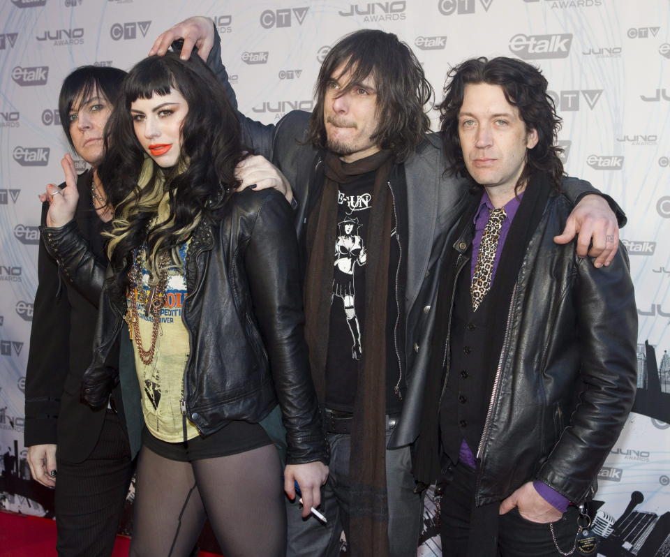 Die Mannequin, pictured here at the 2011 Juno Awards in Toronto on March 27, was founded by Care Failure in 2005. (THE CANADIAN PRESS/Chris Young)
