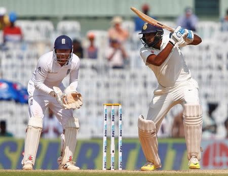 Cricket - India v England - Fifth Test cricket match - MA Chidambaram Stadium, Chennai, India - 19/12/16 - India's Ravichandran Ashwin plays a shot. REUTERS/Danish Siddiqui