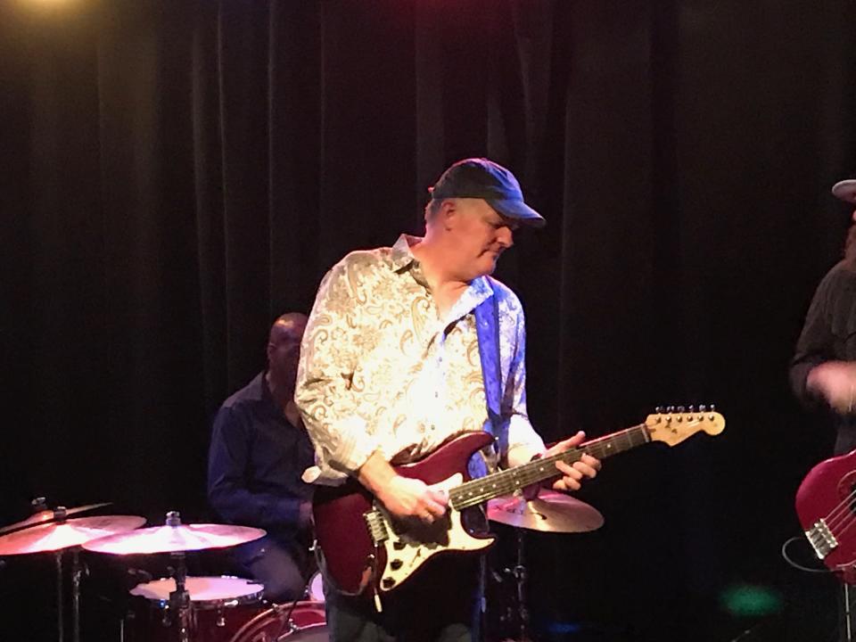 Blues-rock guitar ace Albert Cummings shown at Club Cafe.