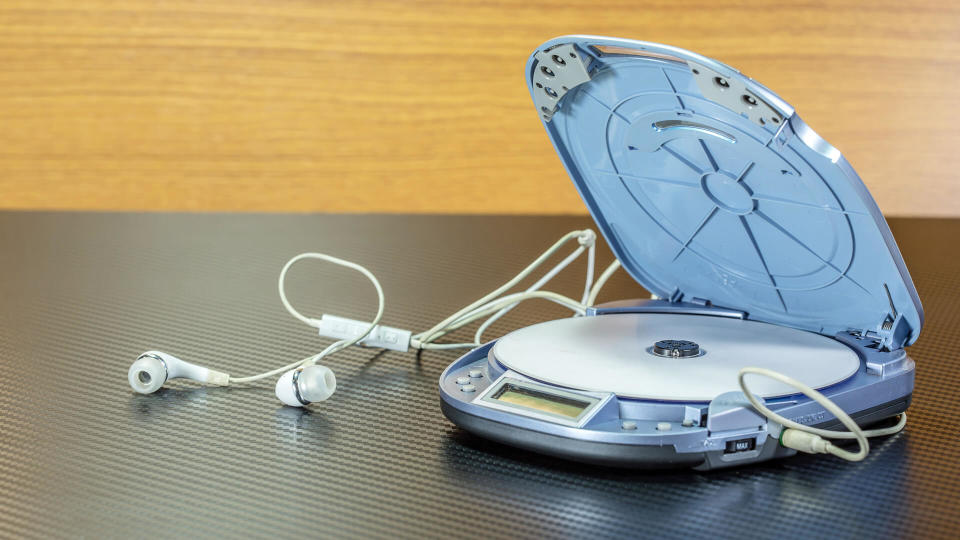 Personal CD player.