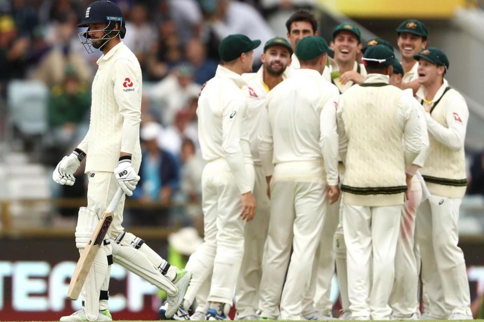 Unplayable: Vince is dismissed in the final session (Getty Images)