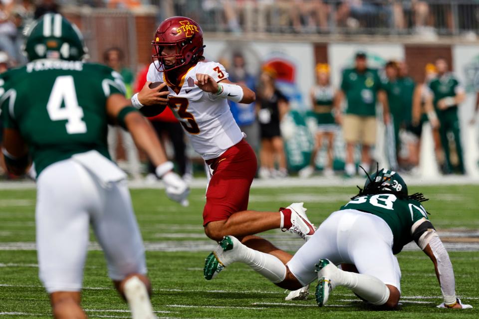 Does Iowa State's Saturday offensive plan call for Rocco Becht passing more than usual? Possibly, but you're expecting the Air Raid, forget it.